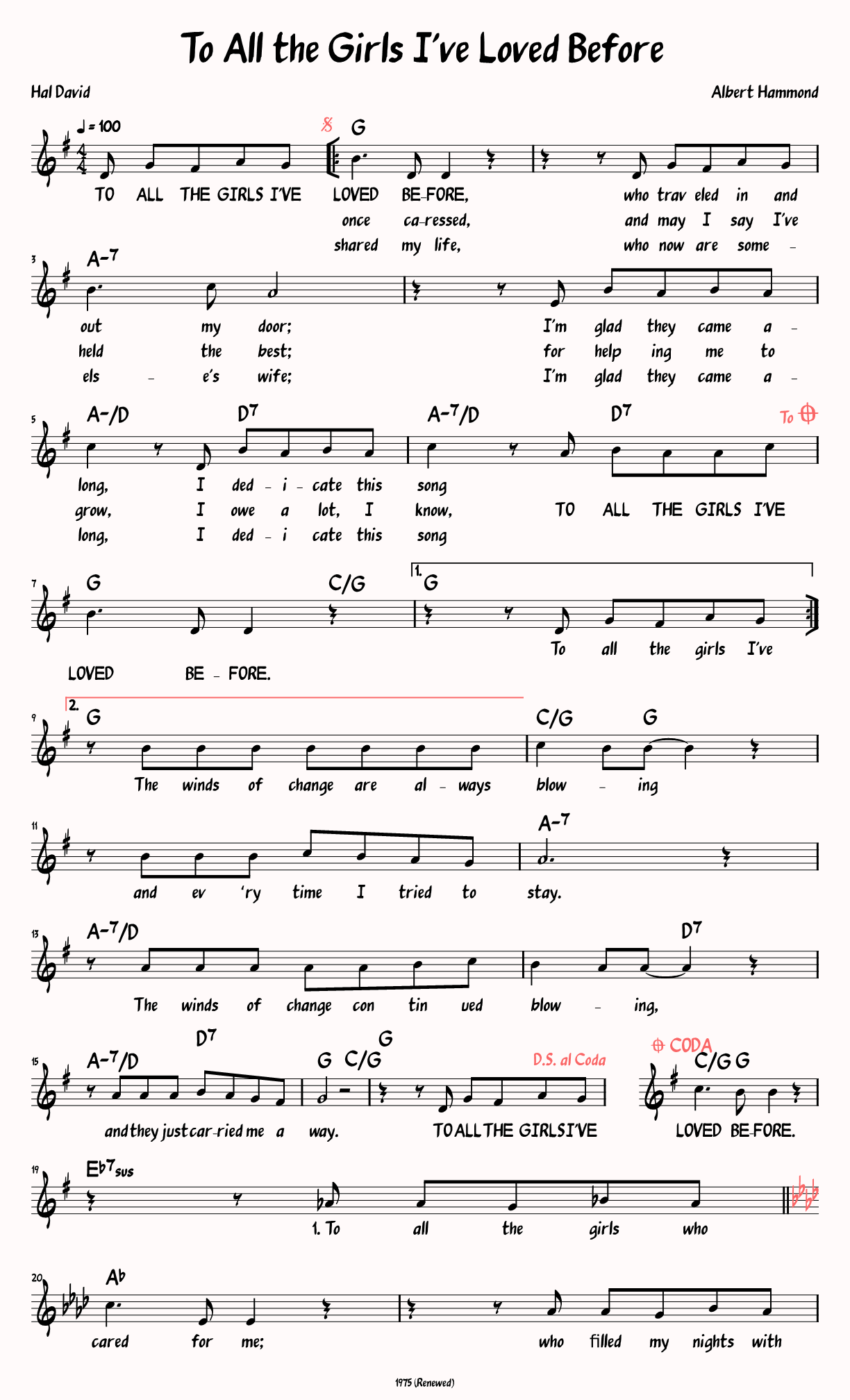Sheet Music
